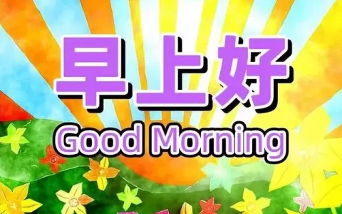优美早上好问候语文案图片精选