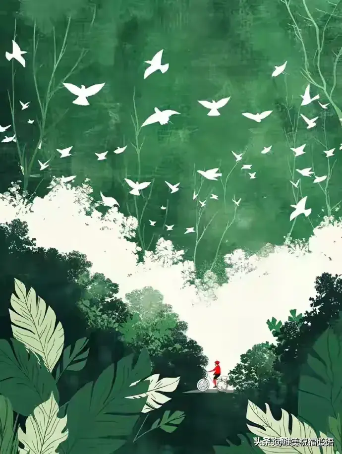 早安心语图片正能量文案：时光不会逆行，把握每一个属于你的清晨